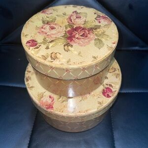 Floral Decorative Storage Boxes